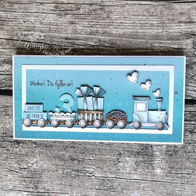 Clear Stamps - Lok & Vagnar / Locomotives & Wagons