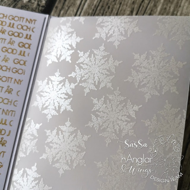 UTGÅTT - Clear Stamps - Snöflingor