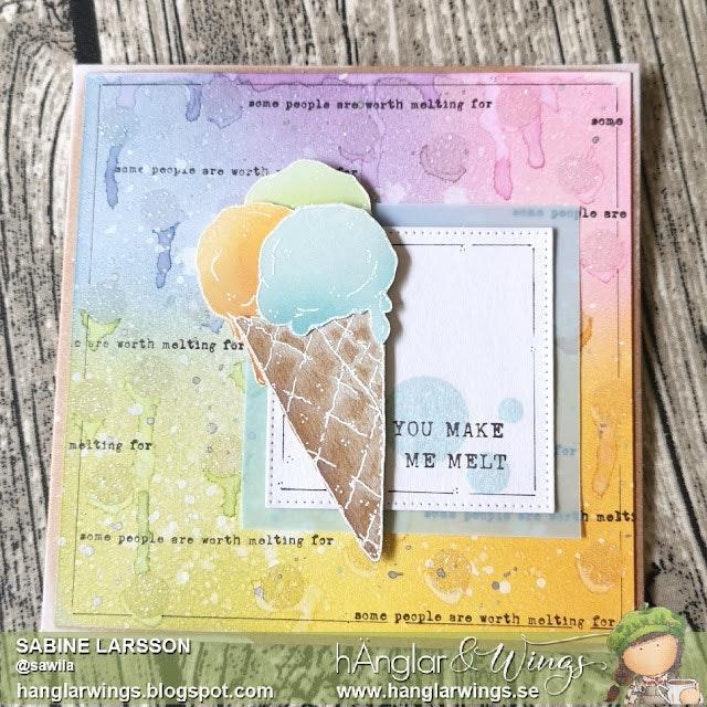 Clear Stamps - Glass i stora lass / Loads of ice cream A7