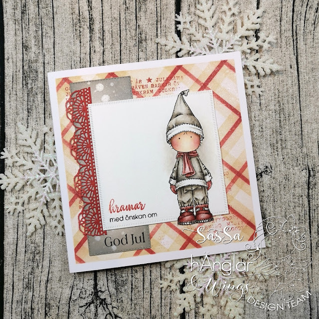 Clear Stamps - Nissar med smällkaramell / Elfs with candy