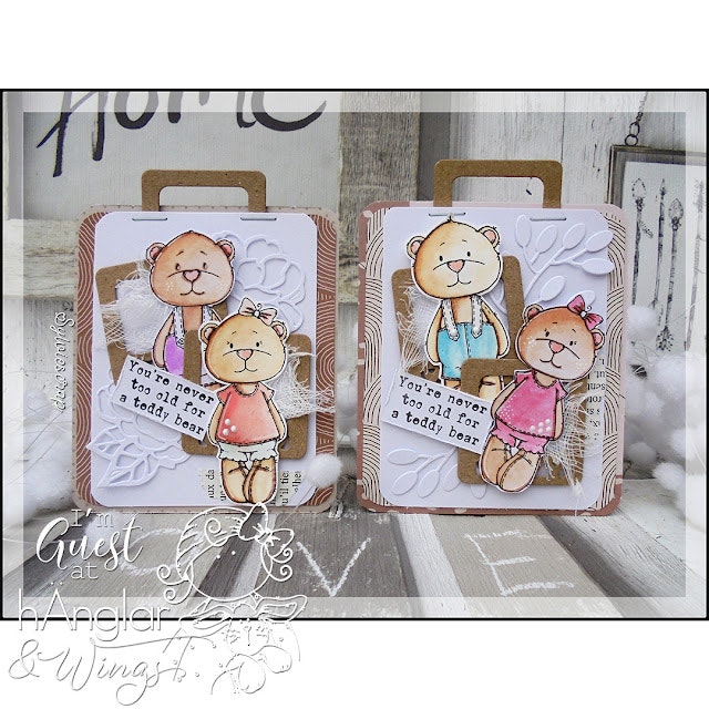 Clear Stamps - Smånallar / Small Teddies A7