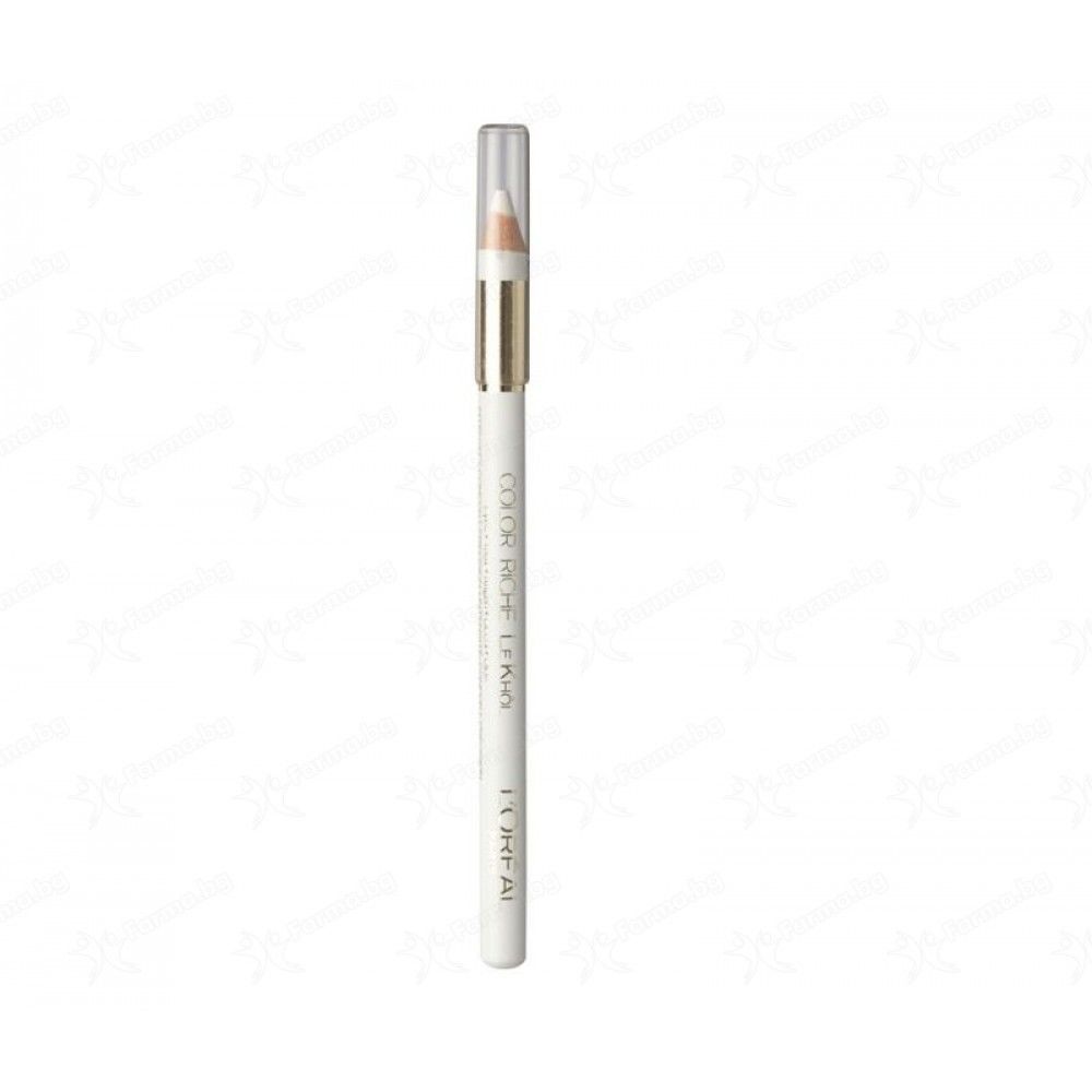 L'Oreal Color Riche Le Khol Eye Liner Pencil - IMMACULATE SNOW