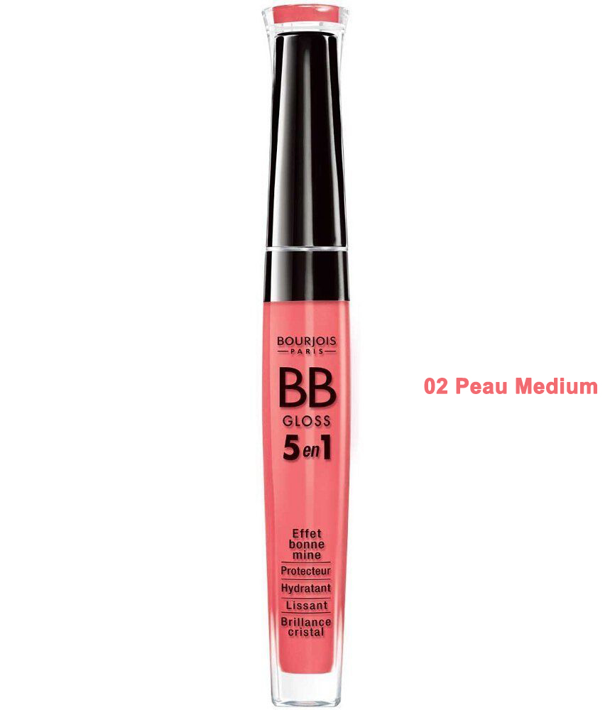 Bourjois BB Lip Gloss 5 in i - 02 Peau Medium