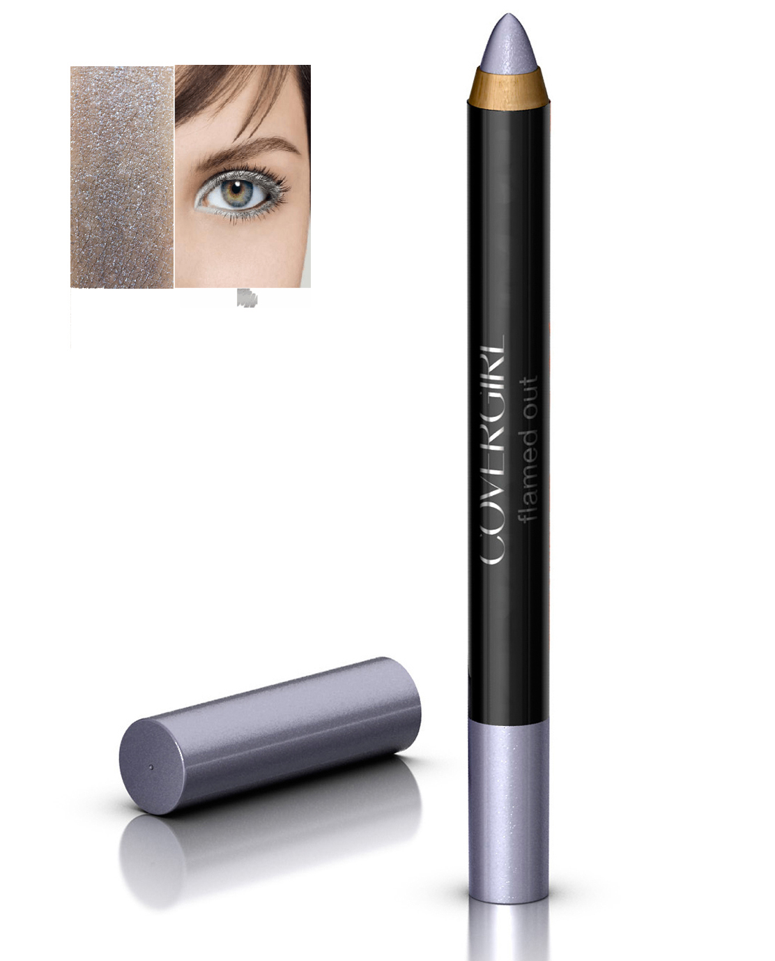 Covergirl Flamed Out Eyeshadow Pencil  - 300 Silver Flame