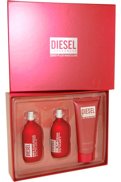 Diesel Zero Plus Masculine - Presentbox 75+75+150 ml