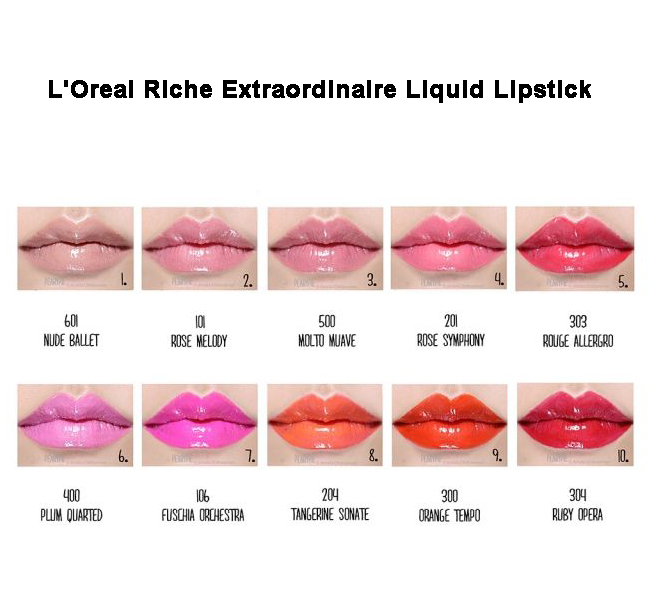 L'Oreal Color Riche Extraordinaire Liquid Lipstick - 204 Tangerine Sonate