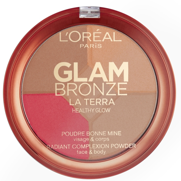 L'Oreal Glam Bronze La Terra Healthy Glow Powder - 02 Medium SPERANZA