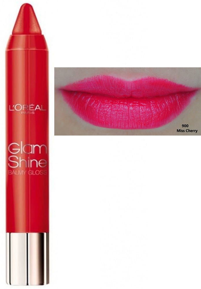 L'Oreal Glam Shine Balmy Gloss-900 Miss Cherry