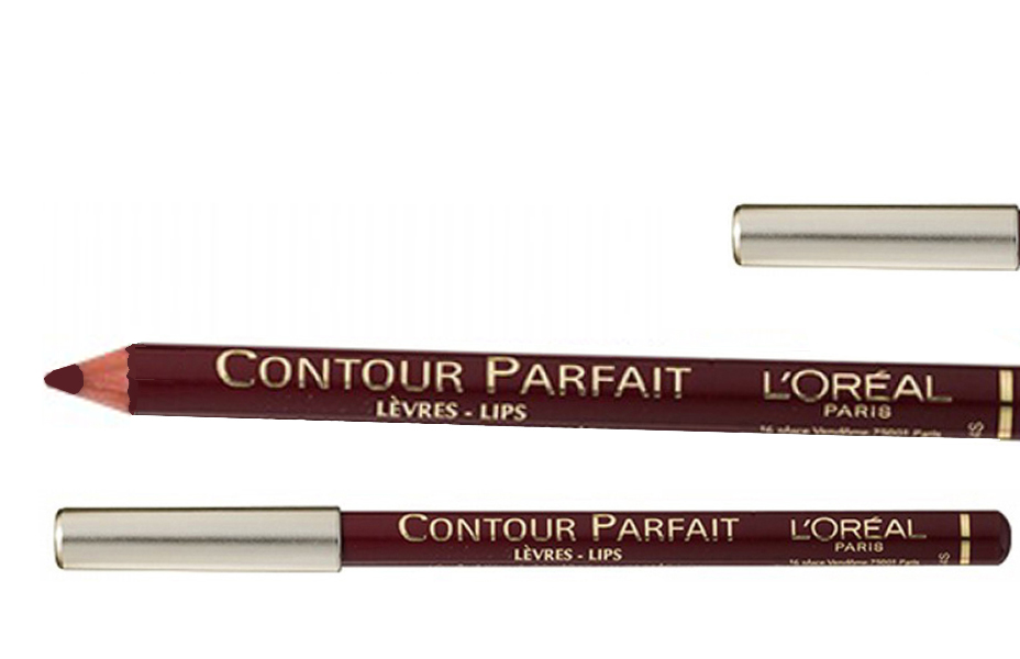 L'Oreal Contour Parfait Long Lasting Lip Liner Penci l- 665 Black Red