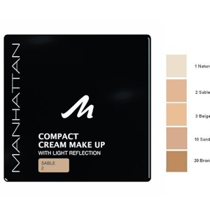 Manhattan Compact Velvet Matt Cream Make Up--02 Sable