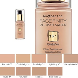 Max Factorfinity All Day Flawless 3-in-1 Foundation SPF20 - Porcelain