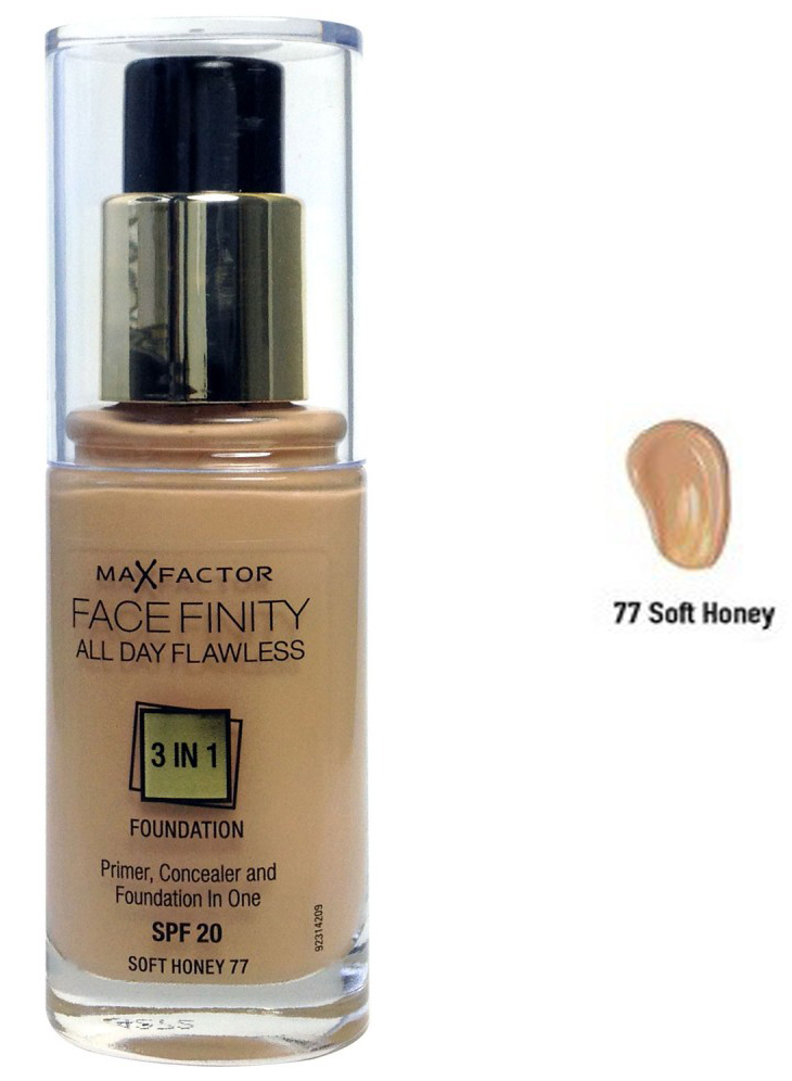 Max Factorfinity All Day Flawless 3-in-1 Foundation SPF20 - Soft Honey