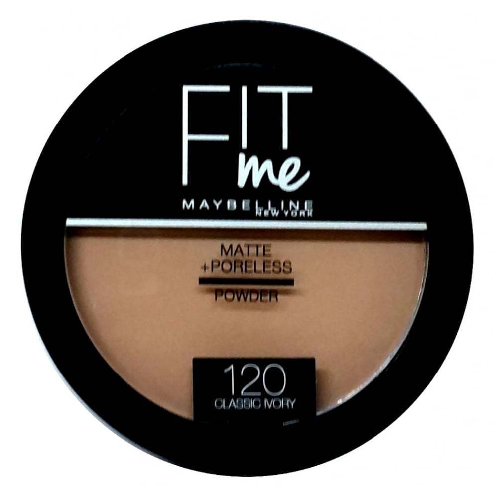 Maybelline Fit Me Matte & Poreless Pressed Powder-120 Classic Ivory