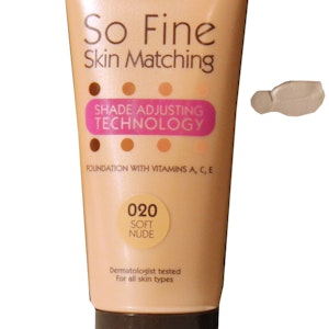 Miss Sporty So Fine Skin Matching Foundation - 020 Soft Nude
