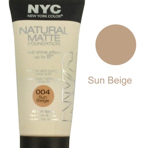 NYC Natural Matte Anti Shine Foundation-004 Sun Beige