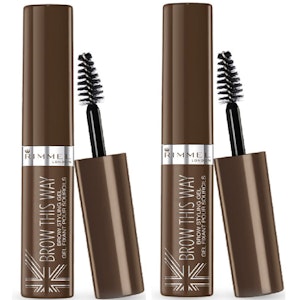 2st Rimmel Brow This Way Brow Styling Gel with Argan Oil-Dark Brown