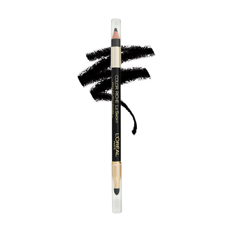 L'Oreal Riche Le Smoky Pencil Eyeliner and Smudger-201 Black Velour