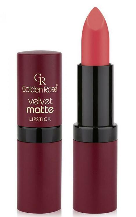 Golden Rose Velvet Matte Lipstick-Indian Red