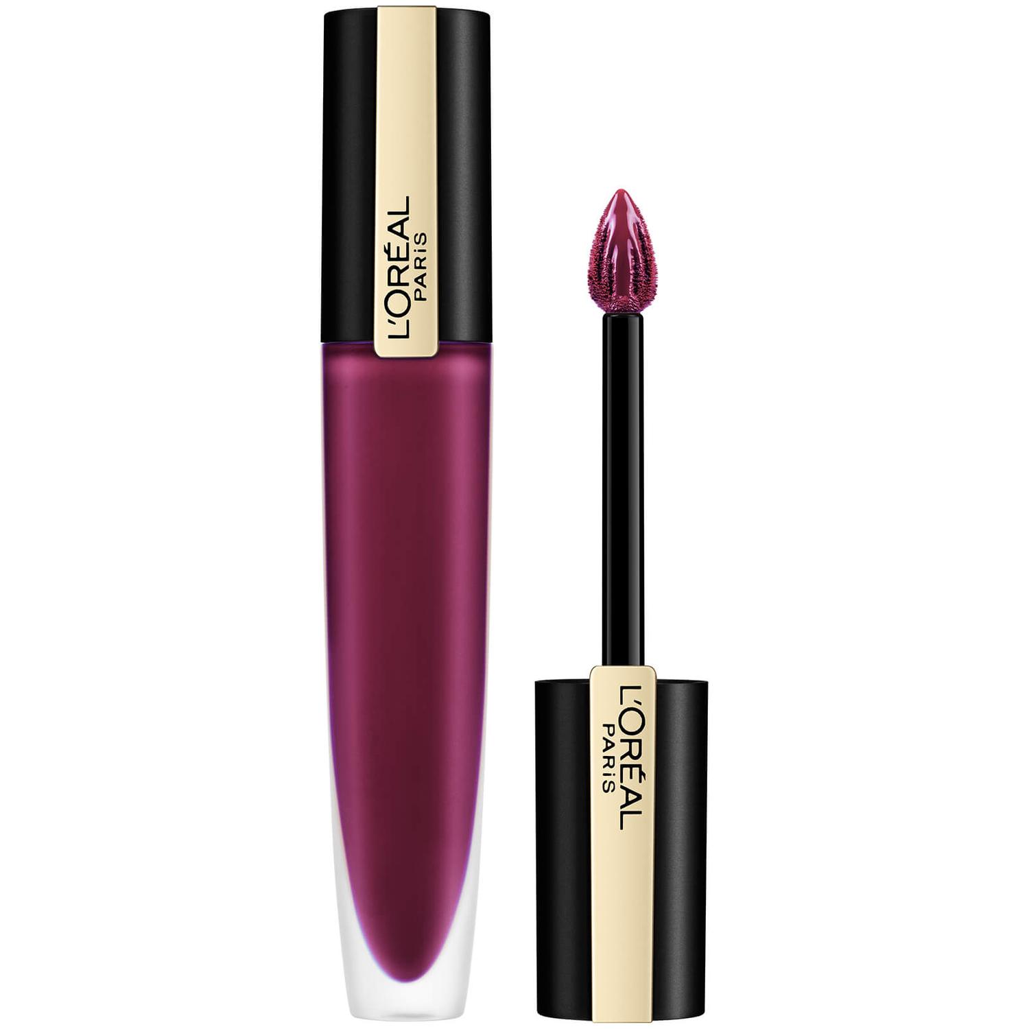 L'Oréal Rouge Signature Metallic Liquid Lipstick - 204 Voodoo