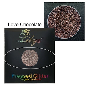 Lilyz Pressed VEGAN Glitter-Love Chocolate