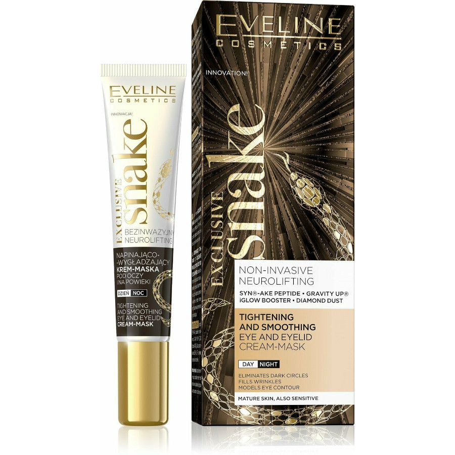 Eveline Exclusive Snake Tightening & Smoothing Eye & Eyelid Cream-Mask