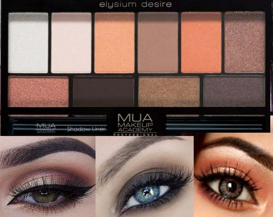 MUA Elysium Eyeshadow Palette & Eyeliner Pencil