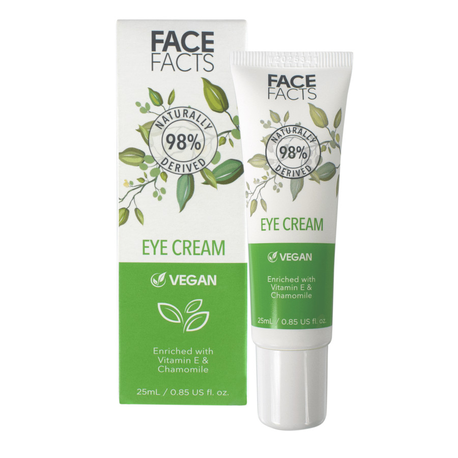 Face Facts 98% Natural Eye Cream 25ml - Vitamin E & Chamomile