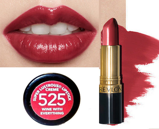Revlon Super Lustrous Crème Lipstick - 525 Wine with Everything
