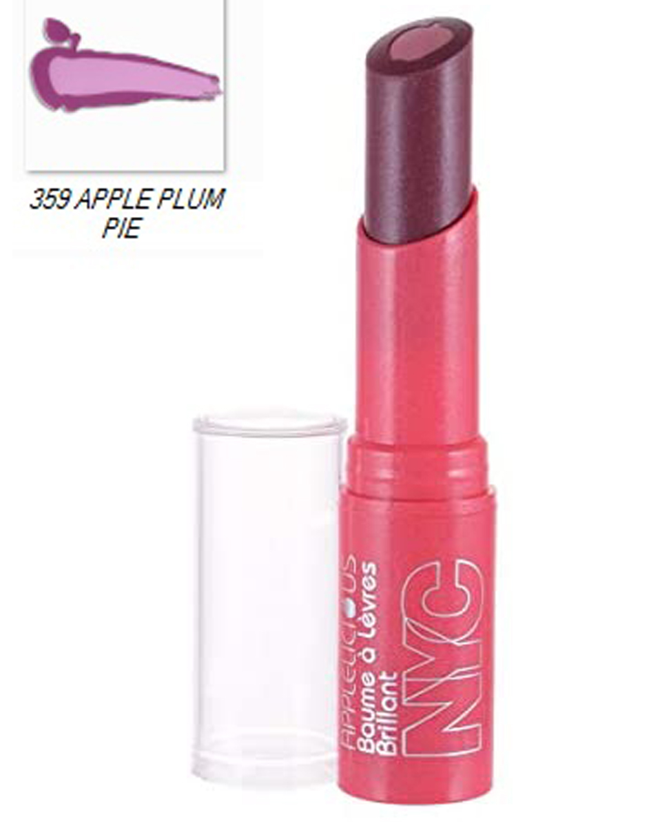 NYC Applelicious Glossy Lip Balm - Apple Plum Pie