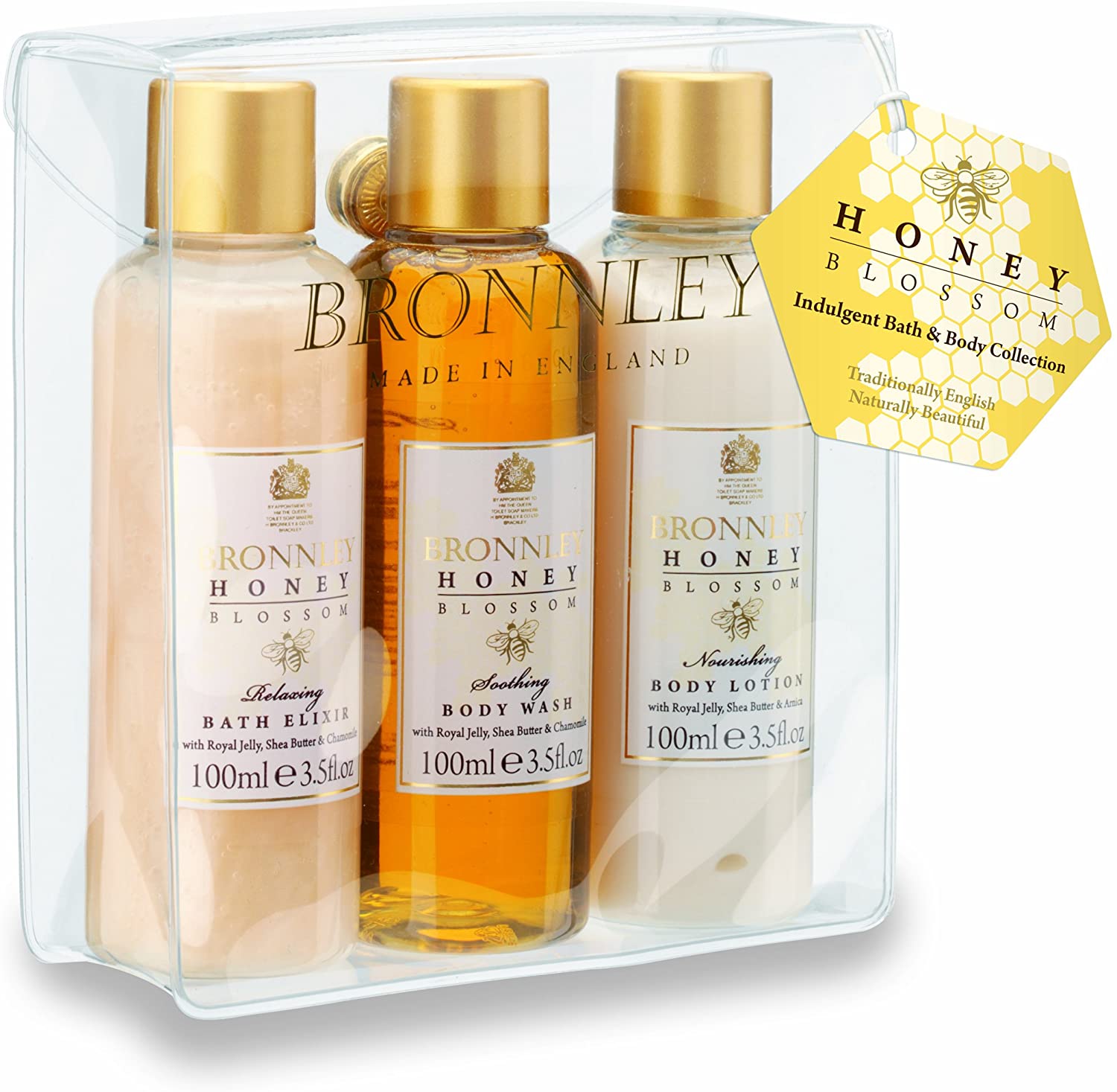 Bronnley Honey & Blossom Gift Set 3 x 100ml