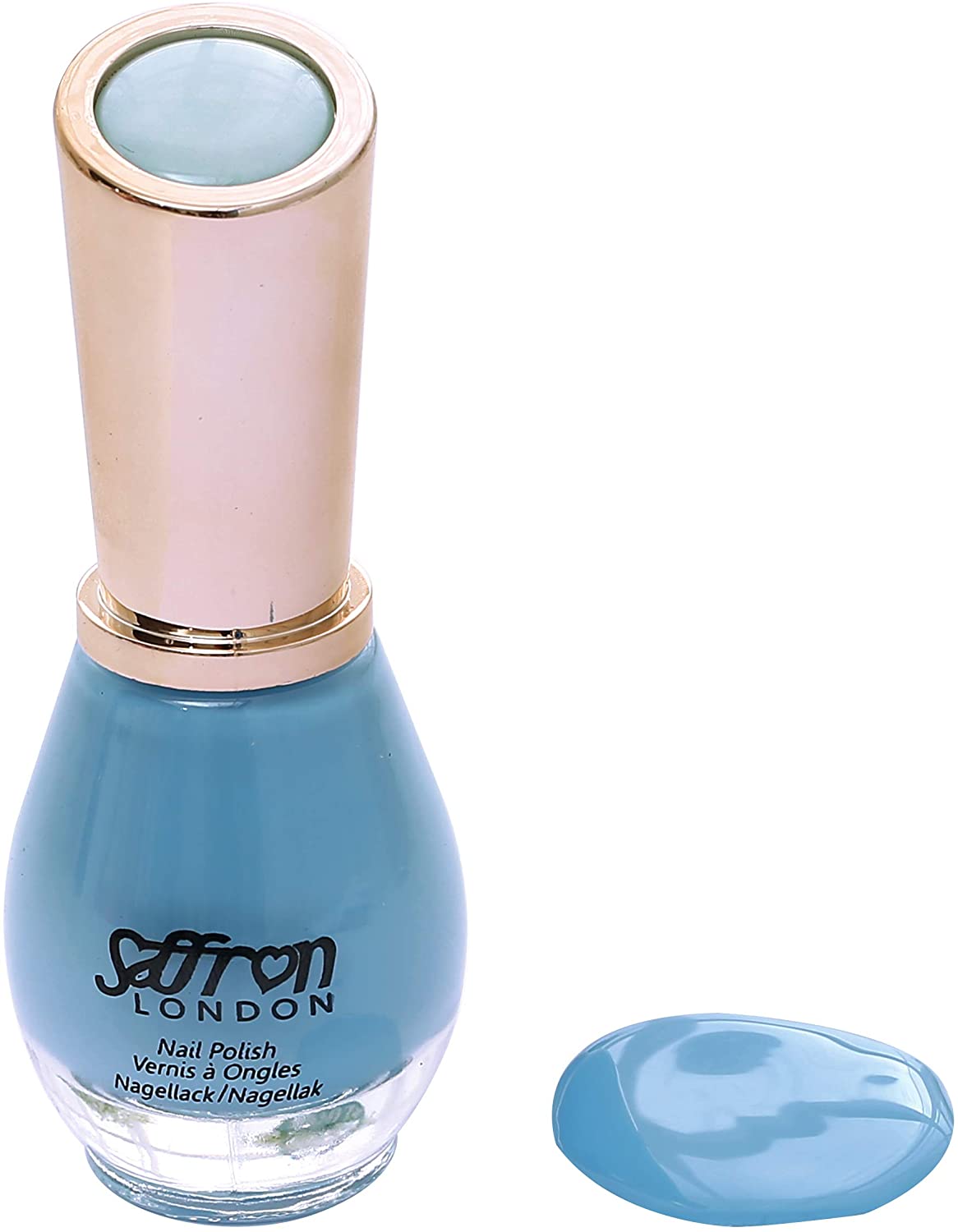 Saffron Pearl Shades Polish - 06 Blue Cream