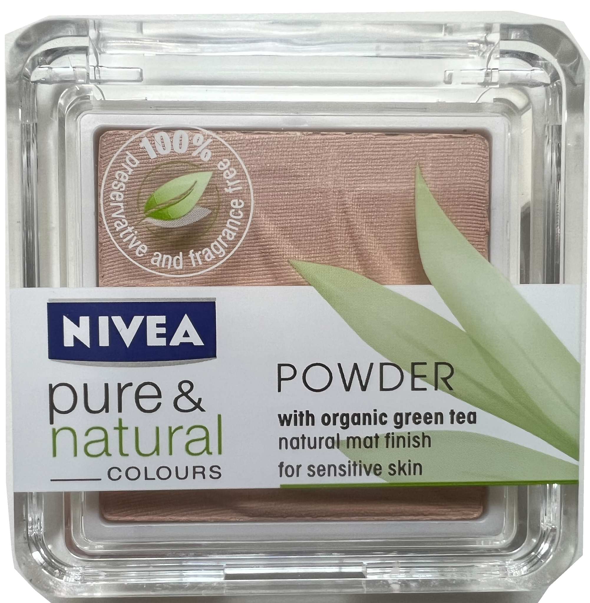 Nivea Pure & Natural Fowder with Oranic Green Tea