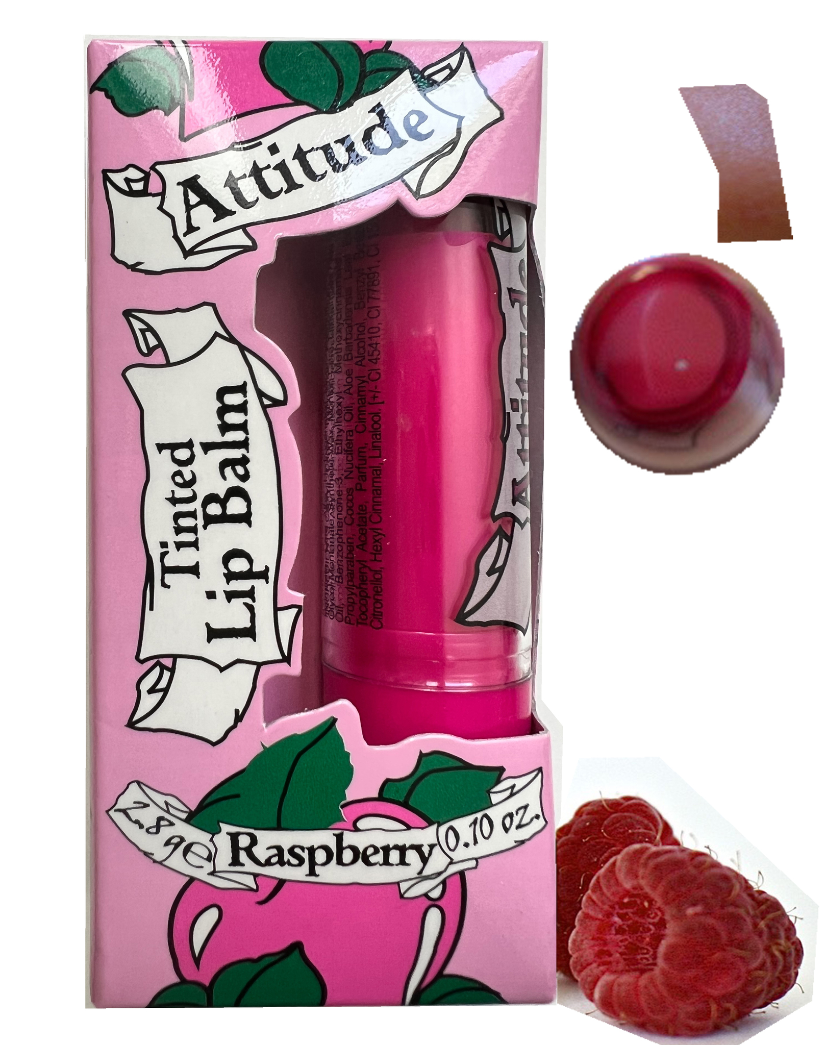 Attitude Tinted Lip Balm-Raspberry