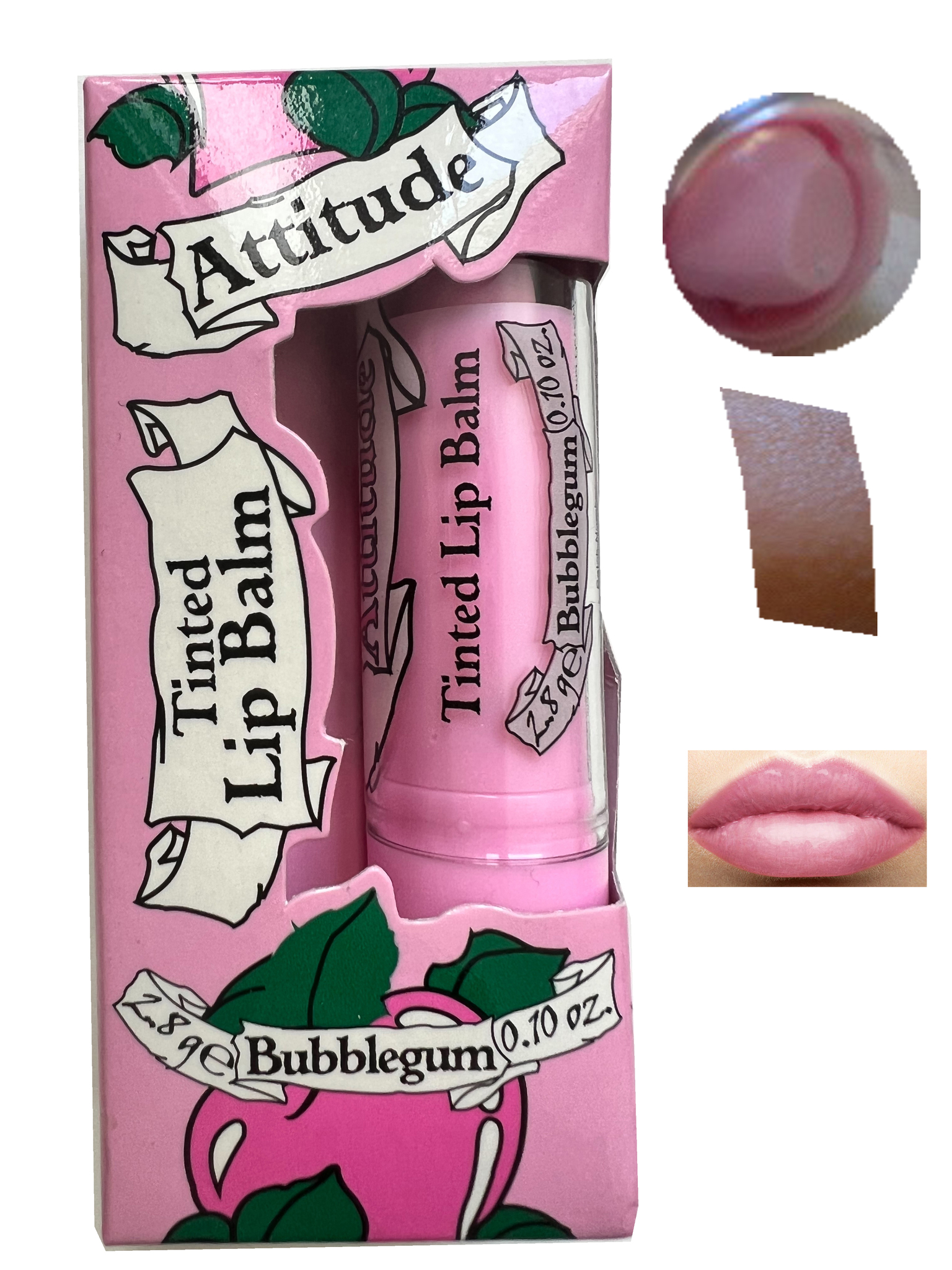 Attitude Tinted Lip Balm-Bubblegum