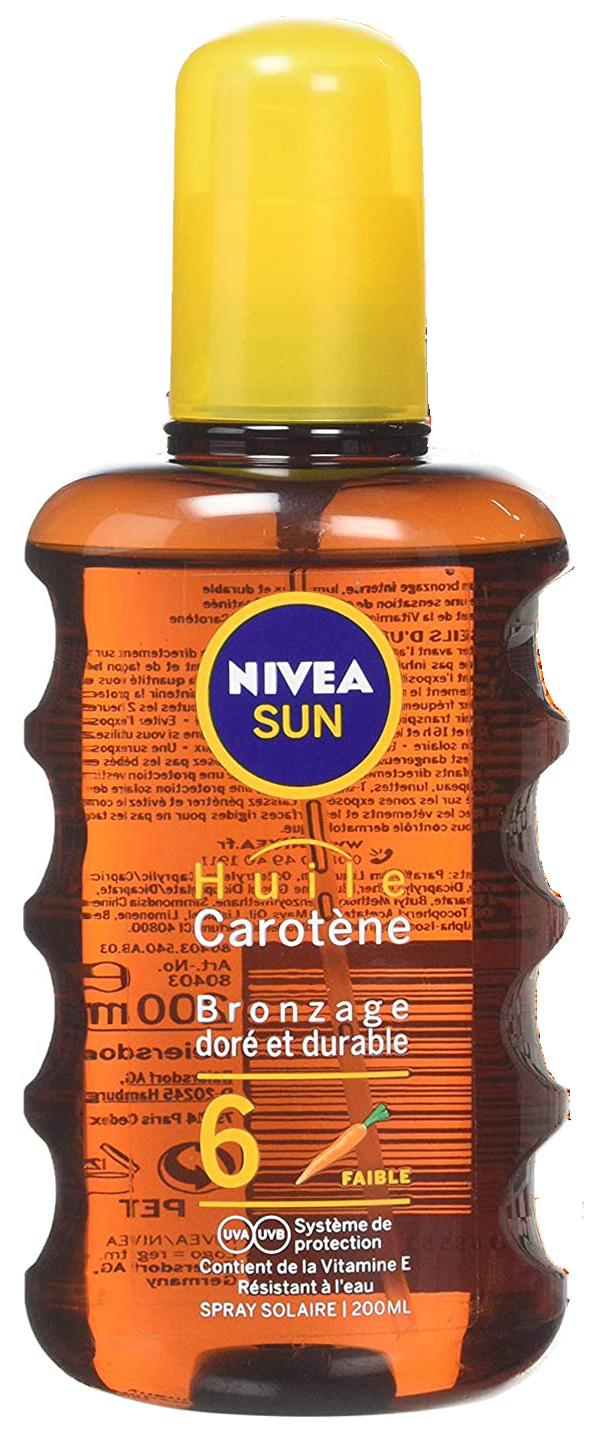 Nivea Sun Sun Tan Oil SPRAY Carotene Vitamine E 200ml SPF6