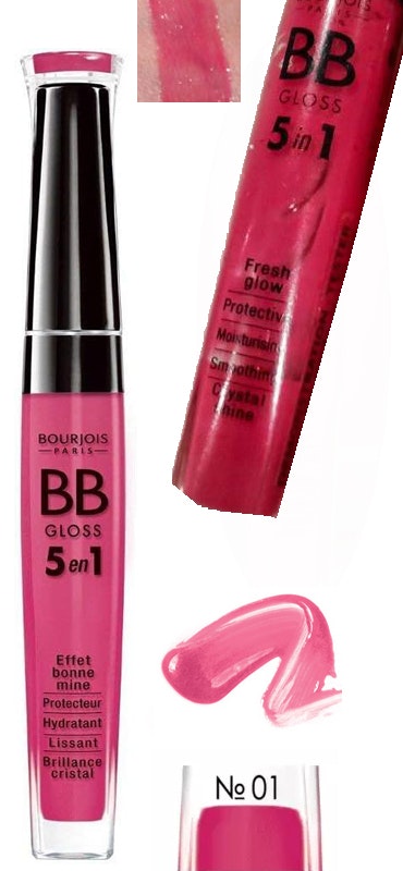 Bourjois BB Lip Gloss 5 in i - 01 Peau Claire