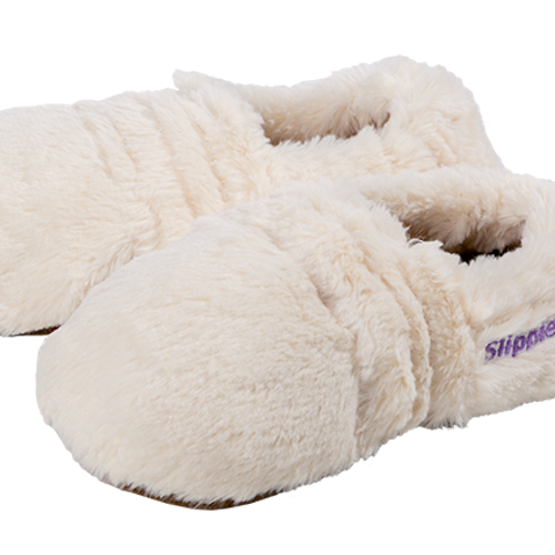 Cozy Slippers Deluxe White (sizes 36-40) - Warmies
