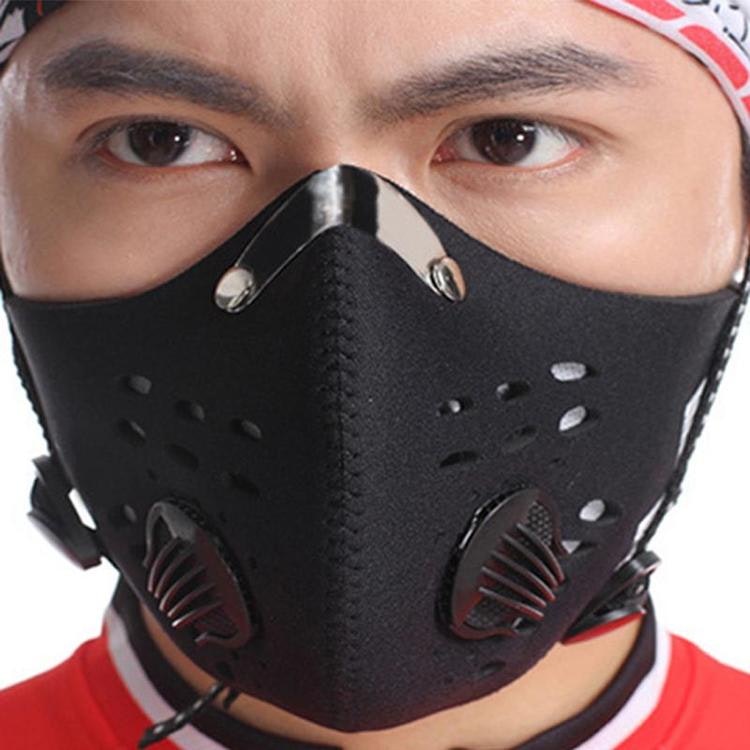 Andningsmask virus/bakteriesäker sportmask inkl. 1st N95 FFP2 filter, PM 2,5
