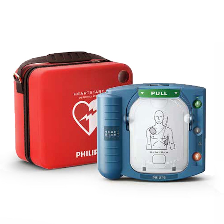 PHILIPS Heartstart HS1 ( Hjärtstartare ) med väska