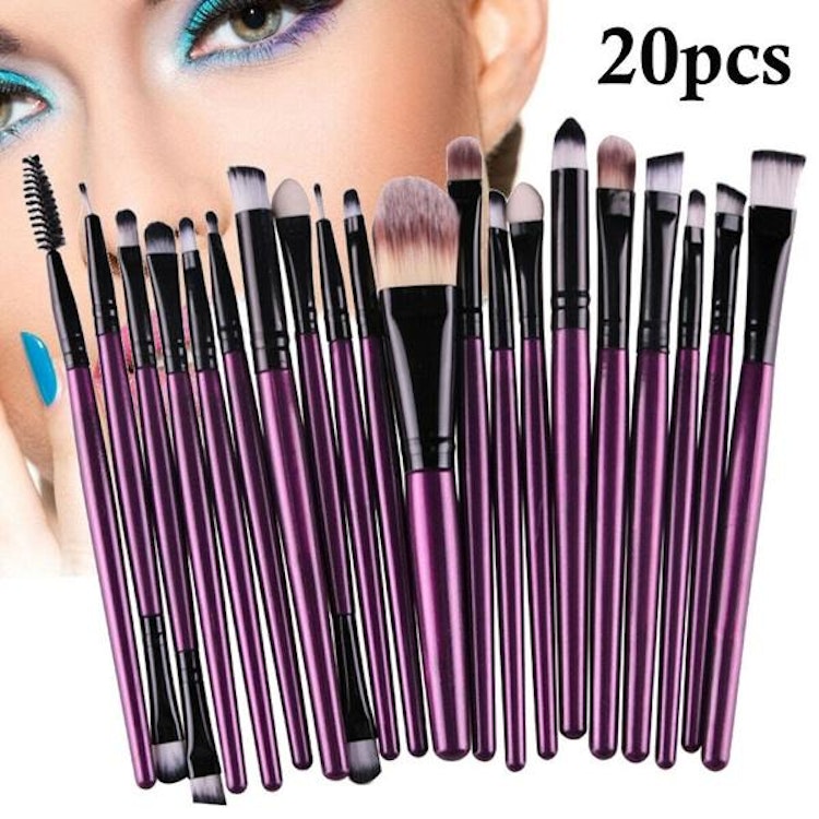 REA! 20st Makeup Brushes Kit Set Powder Foundation Eyeshadow Eyeliner Lip Brush