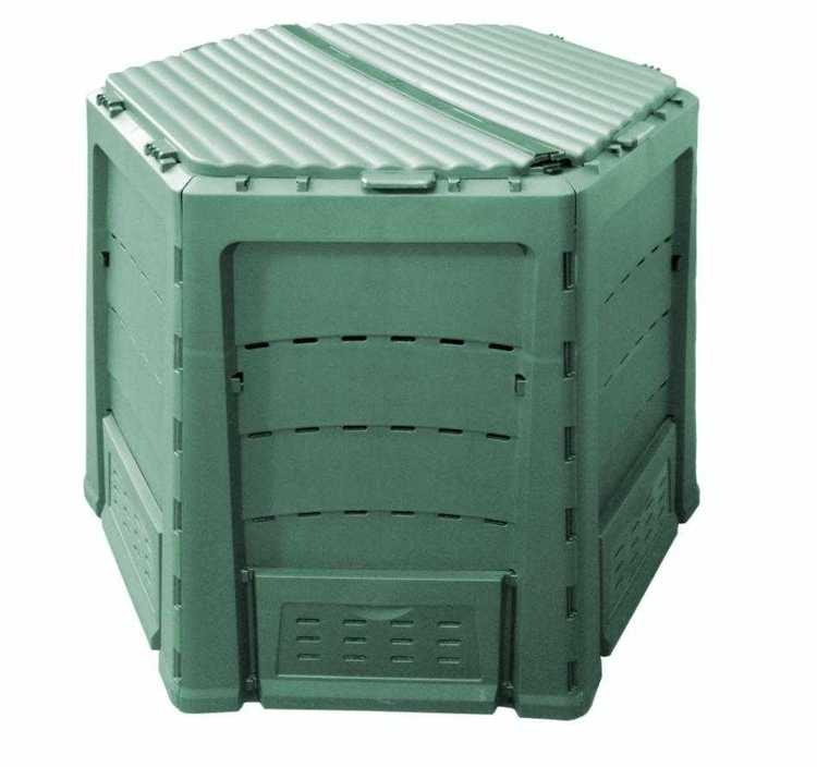 Kompostbehållare 820L, kompostbox för varm kompost utomhus åretrunt, THERMOQUICK® EXPRESS 800