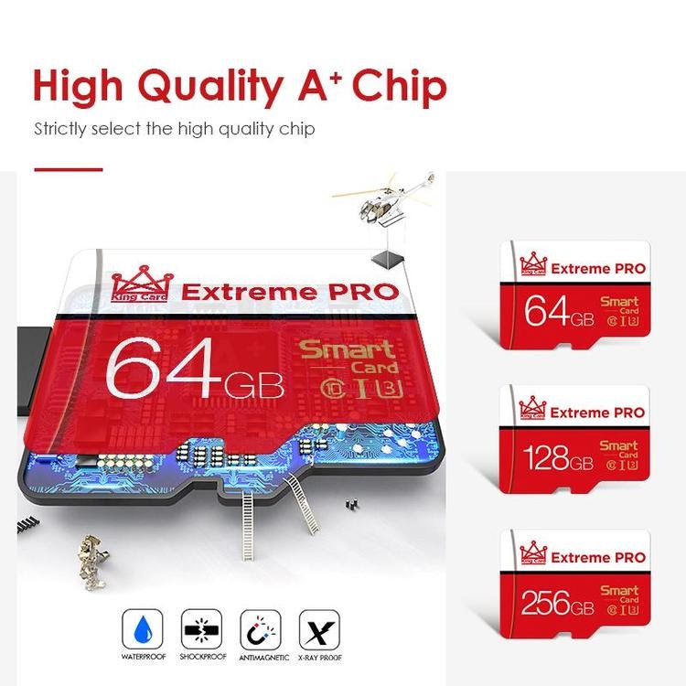 Micro SD-kort 128GB, SDXC / SDHC Flash Drive Mini TF-kort för mobiltelefoner mm. SUPER PRIS!
