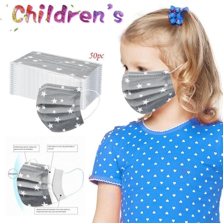 20-pack Mask för barn Engångs ansiktsmask - prylnet.nu