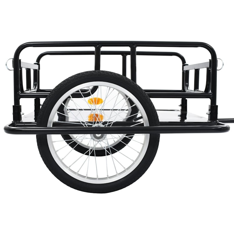 Cykelvagn 130x73x48,5 cm stål svart