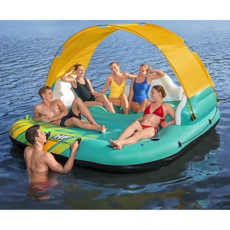 Flytande flotte för 5 personer Sunny Lounge 291x265x83 cm