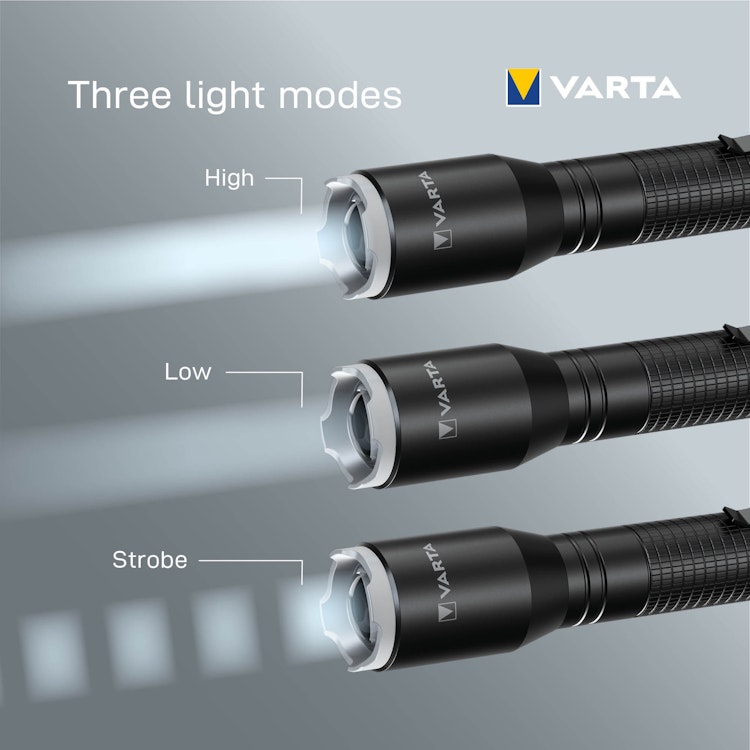 Varta Aluminium Light F20 Pro Ficklampa 250 lm