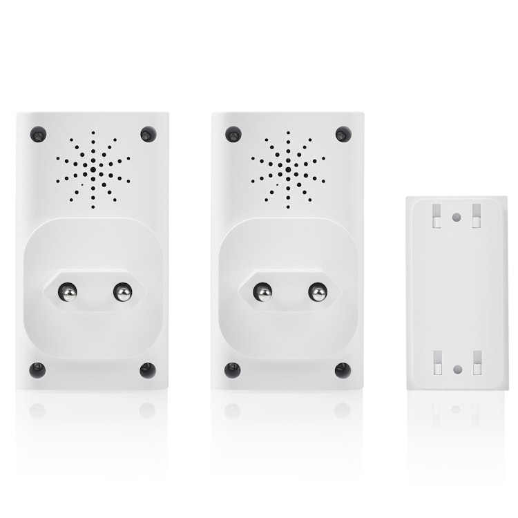 Byron Trådlös dörrklocka Kinetic Ej batteri x2 mottagare
