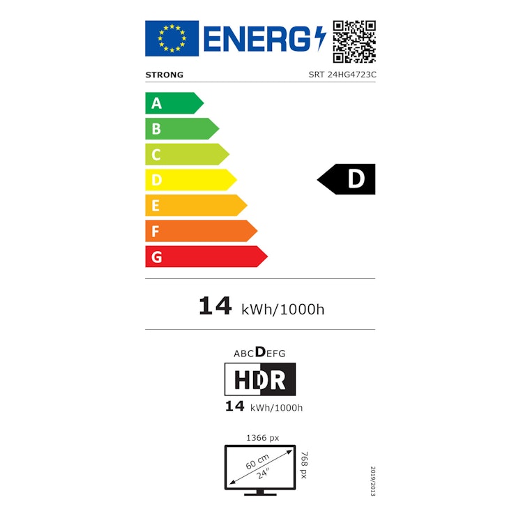 TV 24" 230/12Volt Google TV SRT24HG4723C Svart