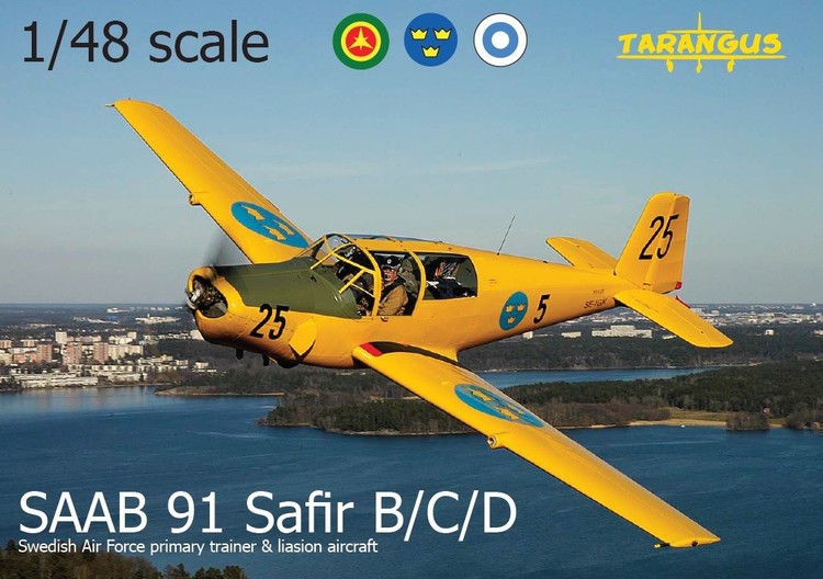 SAAB 91 B/C/D Safir trainer 1/48