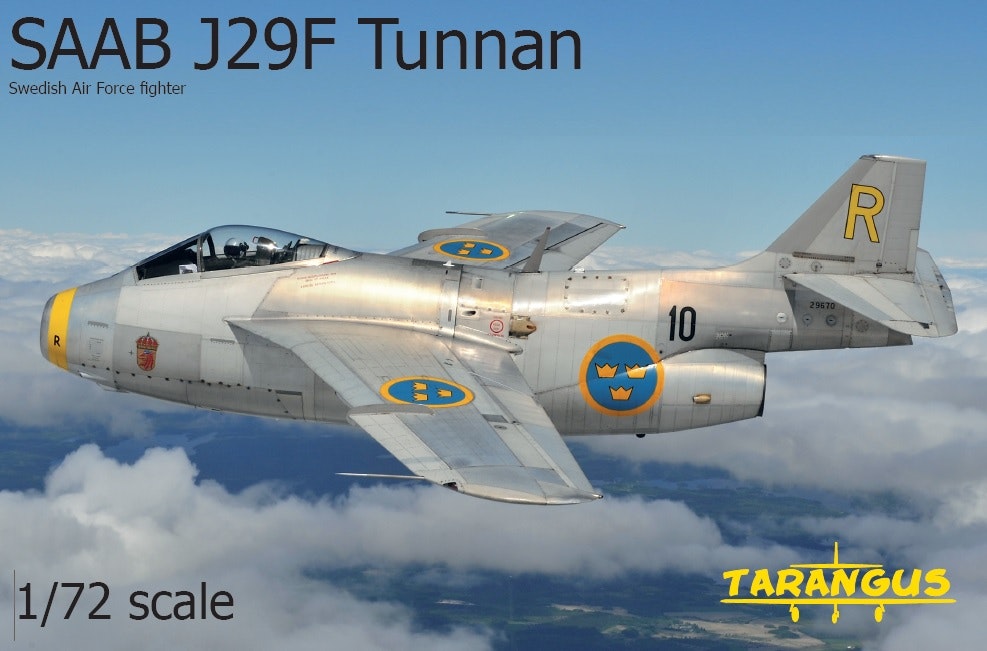 SAAB J29F Tunnan 1/72